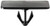 15 Rocker Panel Moulding Clip Impala Lumina  Monte For GM 15 Rocker Panel Moulding Clip Impala Lumina  Monte For GM