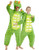 CASABACO Halloween Onesie Adult Dinosaur Onesie Women Costume Pajama Light Green M