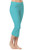 PajamaJeans Pedal Pushers for Women Plus Size  Womens Plus Size Aqua 1X