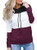 Topstype Women s Pullover Long Sleeve Fall Hoodies Color Block Tunics Loose Casual Sweatshirts