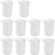 10 Piece Silicone Measuring Cup 100ml Resin Silicone Cup NonStick Mixing Cup epoxy Cup DIY Glue Tool Cup Handcraft epoxy Resin Mold Art waxing Kitchen