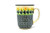 Polish Pottery Mug  16 oz  Bistro  Daffodil