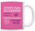 Funny Accountant CPA Gift Official Title Too Pretentious Gift Coffee Mug Tea Cup Pink