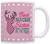 Gift for Sister Best Buckin  Sister Ever Deer Hunting Gift Coffee Mug Tea Cup Pink Polka Dots