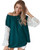 ABYOXI Long Sleeve Waffle Shirt WomenJuniors Knit Tunic Loose Classic Soft Tops Blouse Tees Lightweight Ribbed Edges Pullover Sweater Tops GreenWhite Floral L