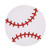 NoJo Super Soft Round Tummy Time Playmat Baseball White/Red