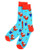 Men s Hipster Beer Pong Red  Blue Cups Novelty Crew Dress  Trouser Socks Blue Men s Hipster Beer Pong Red  Blue Cups Novelty Crew Dress  Trouser Socks Blue