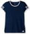 adidas Junior Girls  Club Tennis Tee Collegiate Navy XLarge
