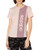 adidas womens Designed 2 Move Branded Tee Pink Tint/Power Berry XSmall