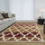 SUPERIOR Bohemian Trellis Area Rug Collection 4x6 Gold