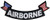 Airborne Lower Rocker  US Flag Tips Embroidered Back Patch IVAN4232i