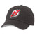AMERICAN NEEDLE Blue Line NHL Team Dad Hat New Jersey Devils Black 40742ANJD