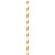 Gold Paper Straws  24 Ct