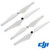2 Pairs Genuine DJI Phantom 3 E305 9450 Props Selftightening Propellers Composite Hub White with Silver Stripes For Phantom 3 Professional Advanced Phantom 2 series Flame Wheel series platforms and the E310/E305/E300 tuned propulsion systems W