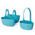 Sink Sponge Holder Hanging Sink Caddy Sponge Holder Sink Saddle Sponge Caddy for Kitchen Sink Basket for Sponges Blue