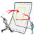 Portzon Pitch Back Baseball/Softball Rebounder Multiple Baseball Softball Net?Adjustable Angle Pitchback Trainer