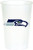 Creative Converting Officially Licensed NFL Printed Plastic Cups 8Count 20Ounce Seattle Seahawks