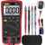 Digital Multimeter Auto Ranging Digital Multimeter TRMS 6000 with Battery Alligator Clips Test Leads AC/DC Voltage/AccountVoltage Alert Amp/Ohm/Volt Multi Tester/DiodeRed