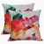 YeeJu Set Of 2 Geometric Decorative Throw Pillow Covers Square Cotton Linen Cushion Covers Outdoor Sofa Home Pillow Covers 18x18 Inch