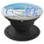 B Blue Beach Ocean Waves Sand Sunset Monogram Initial Letter PopSockets Grip and Stand for Phones and Tablets