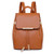 BE LIFE Fashion Shoulder Bag Rucksack PU Leather Women Girls Ladies Backpack Travel bag Brown