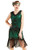 BABEYOND Women s Flapper Dresses 1920s V Neck Beaded Fringed Great Gatsby Dress Green XXL