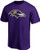 Baltimore Ravens NFL Boys Youth 420 Purple Primary Logo Performance TShirt Youth Small