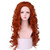 SinRany Women s Fluffy Long Curly Orange Wig Halloween Cosplay Wig