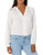 BB Dakota Junior s Attention Satin Pleated Blouse Ivory Medium