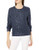BB Dakota Junior s Motion Foil Star Printed Sweatshirt Navy Medium