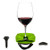 Outdoor Wine Glass Holder by Bella D Vine  3 Attachments Include Lawn Wine Stake for Picnics Suction Base for Boats and Hot Tubs Strap for Patio Chairs  Fun Wine Gift  Lime Green