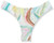 Bikini Lab Junior s High Cut Scoop Hipster Bikini Swimsuit Bottom Multi//New Wave M