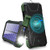 BLAVOR Solar Charger Power Bank 18W QC 3 0 Portable Wireless Charger 10W/7 5W/5W with 4 Outputs  Dual Inputs 20000mAh External Battery Pack IPX5 Waterproof with Flashlight  Compass Dark Green