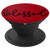 Blessed  Motivational Quote on Red PADQ011j PopSockets Grip and Stand for Phones and Tablets