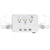 YEHUA Wall Surge Protector Power Strip With 3 USB charging 3 Outlets Multi Plug Wall Outlet USB Quick Charger Wall Adapter