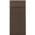 JAM PAPER #10 Policy Business Premium Envelopes - 4 1/8 x 9 1/2 - Chocolate Brown Recycled - 50/Pack