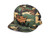 Branded Bills  The Patriot  Leather Patch Classic Snapback Hat  One Size Fits All Camo