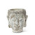 Abbott Collection 27DHARMA/350 SM Small Buddha Head Planter Grey