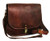 cuero 14 Inch Leather Crossbody Satchel Ladies Purse Women Shoulder Bag Tote Travel Purse Genuine Leather brown