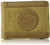 Budweiser by Buxton Men s Eagle Wings Slimfold with Clip Accessory beige