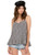Volcom Junior s Stampede Floral Print Cami Solid Navy XS