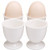 Ceramic Egg Cups Set of 4 for Soft Hard Boiled Eggs