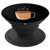 Coffee Cup Graphic Image Lover Cellphone Grip Drinker Gift PopSockets Grip and Stand for Phones and Tablets
