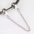 Circle Clasp Safety Chain Charm 925 Sterling Silver Clip Stopper Charm Spacer Charm for DIY Charms Bracelet A