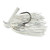 War Eagle WE38FLJ101 War 3/8 Flipping Jig White Silver