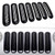 Front 7pcs Grill Mesh Grille Insert Mesh Front Guard Clip in 2007-2015 Jeep JK Wrangler Unlimited Rubicon Sahara Black