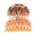 CONOFA 2 Pack Large Chic Styling Hair Claw Clip Crystal Plastic Hair Clips Clamps Indoor Outdoor Hair Grip Hairpins Hairgrip for Women and Girls Leopard