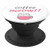 Cute Cat In Coffee Cup  Coffee Meow  Coffee Lovers Pink PopSockets Grip and Stand for Phones and Tablets