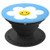 Cute Daisy Flower with Smiley Happy Face PopSockets Grip and Stand for Phones and Tablets