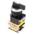 Momentary Rotary Selector LA3820BX33 Mini 3 Position Selfresetting Rotary Switch 22mm Mounting Hole Dia Momentary Switch with Long Handle